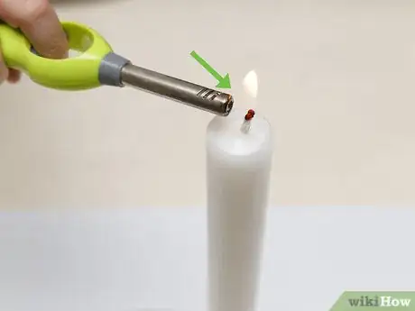 Image titled Light a Candle Without Touching the Wick Step 4