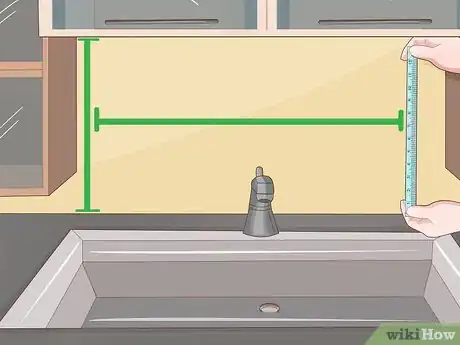 Image titled Create a Metal Backsplash Step 1