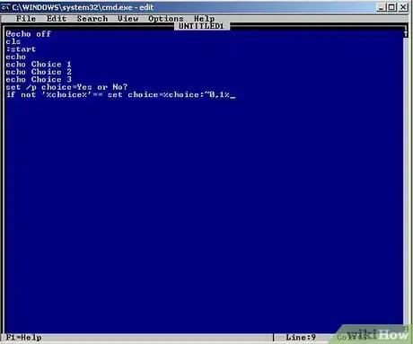 Image titled Create Options or Choices in a Batch File Step 13