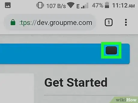 Image titled Make a GroupMe Bot on Android Step 2