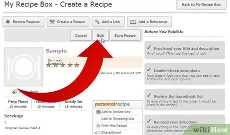 Image titled Submit a New Recipe to the Allrecipes Database Step 14Bullet1