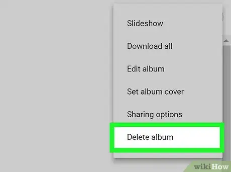Image titled Delete Album on Google Photos on PC or Mac Step 5