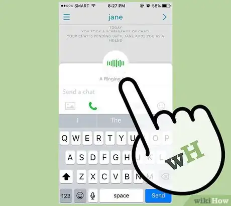 Image titled Call Friends on Snapchat Step 4