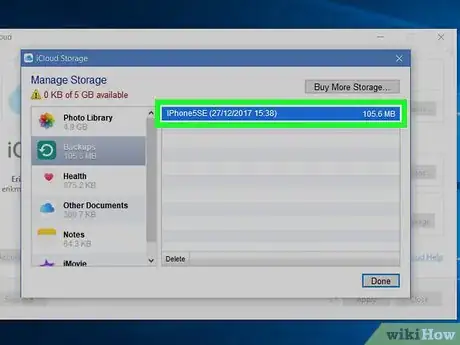Image titled Clear Space on iCloud Step 4