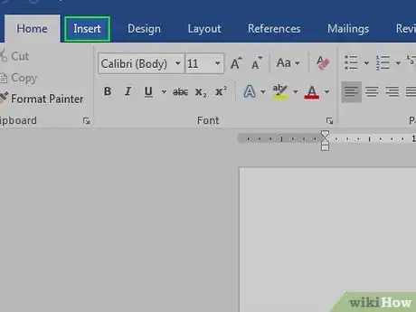 Image titled Add a Header in Microsoft Word Step 3