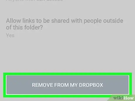 Image titled Remove a Shared Folder on Dropbox on Android Step 4