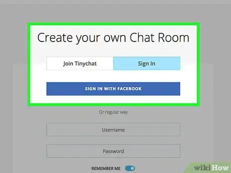 Image titled Create a Tinychat Step 2