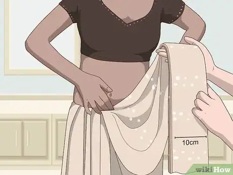 Image titled Wear a Saree in Lehenga Style Step 4