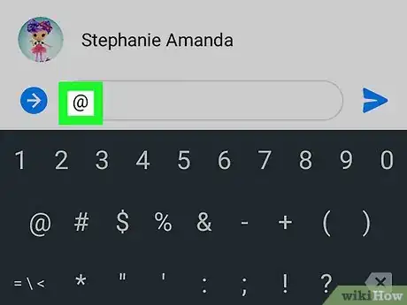 Image titled Tag Someone in Facebook Messenger on Android Step 3