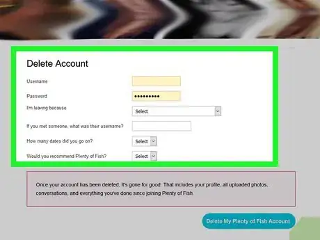 Image titled Delete Plenty of Fish Step 4
