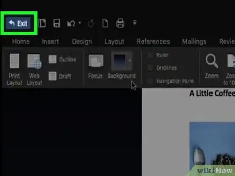 Image titled Turn on Focus Mode in Microsoft Word Step 7