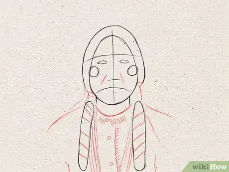 Image titled Draw a Native American Face Step 7
