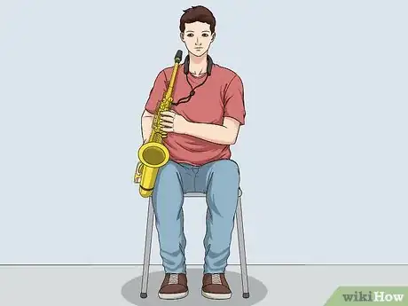 Image titled Hold a Saxophone Step 12