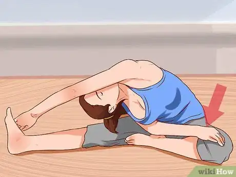 Image titled Do the Revolved Head to Knee Pose in Yoga Step 13