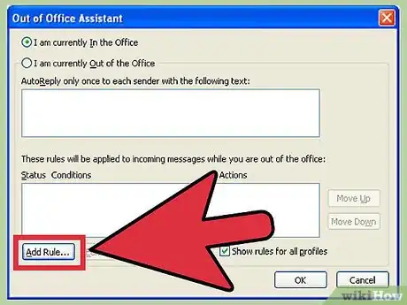 Image titled Turn On or Off the Out of Office Assistant in Microsoft Outlook Step 10
