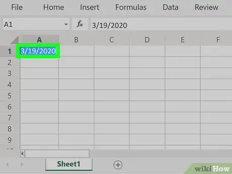 Image titled Auto Fill on Excel Step 1