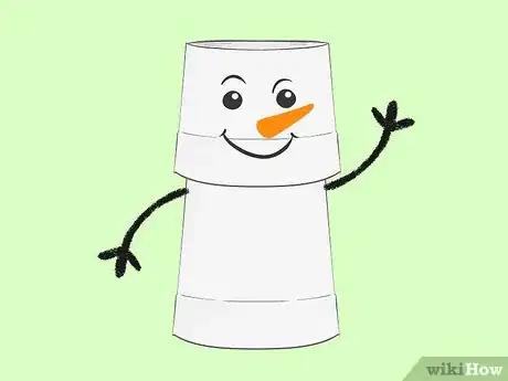 Image titled Make Foam Cup Snowmen Step 9