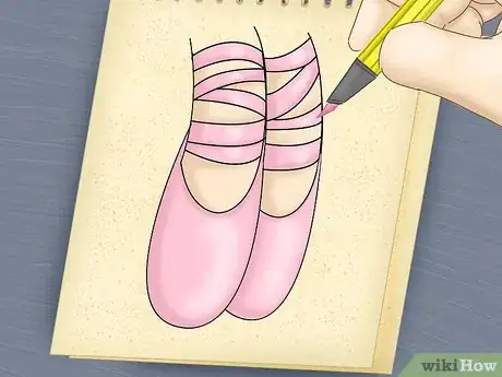Image titled Draw Ballet Slippers Step 11