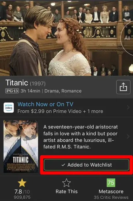 Image titled Add an Item to Your Watchlist on IMDb Method 2 Step 4.png