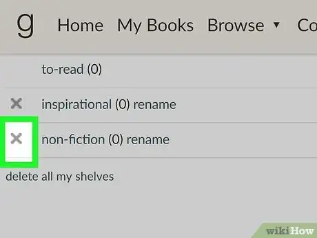 Image titled Remove a Bookshelf on Goodreads Step 6