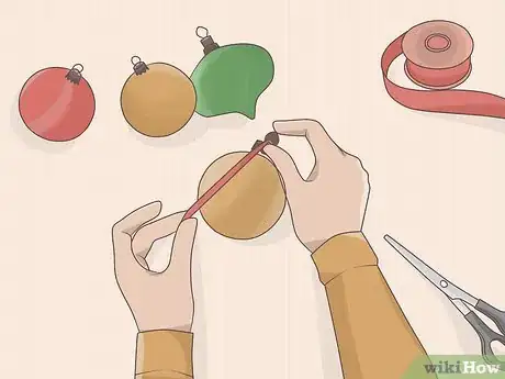 Image titled Hang Heavy Ornaments on a Real Tree Step 2