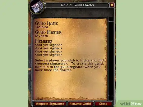 Image titled Form a Successful Guild in World of Warcraft Step 5