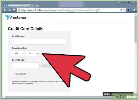 Image titled Verify Your Credit Card on Freelancer Step 11