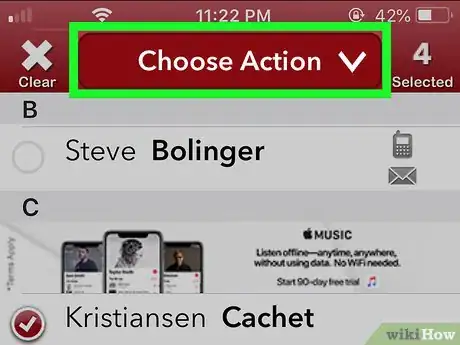 Image titled Delete Multiple Contacts on iPhone Step 6