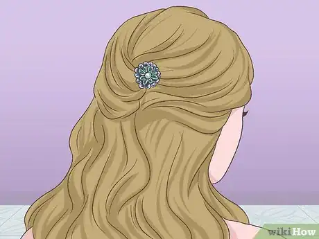 Image titled Wear Wavy Hair Up Step 11