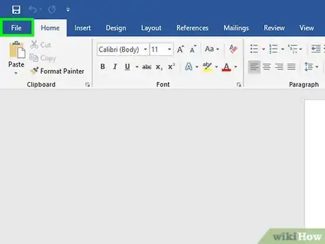 Image titled Save Word As a PDF Step 2