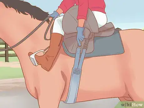 Image titled Put on an English Saddle Properly Step 10