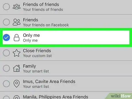 Image titled Not Get Tagged on Facebook on an iPhone or iPad Step 7