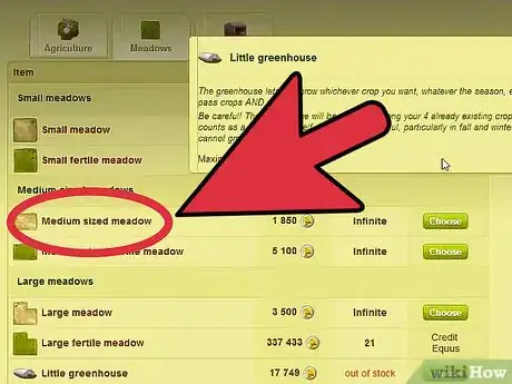 Image titled Start an Equestrian Center on Howrse Step 3