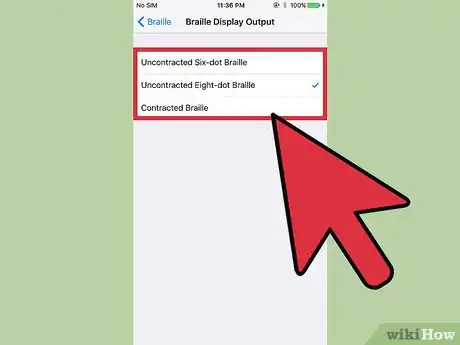 Image titled Change the Braille Display Output on an iPhone Step 7