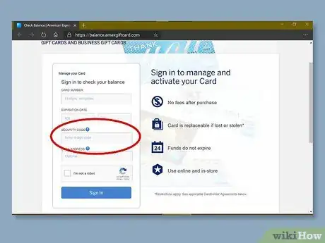 Image titled Check an American Express Gift Card Step 4