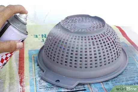 Image titled Use a Colander As a Planter Step 2