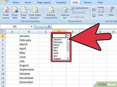 Image titled Add a Drop Down Box in Excel 2007 Step 11