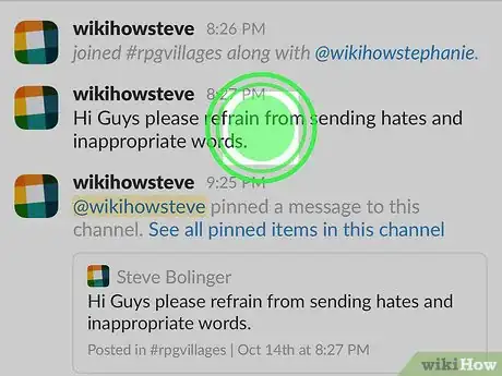 Image titled Delete a Slack Message on iPhone or iPad Step 3
