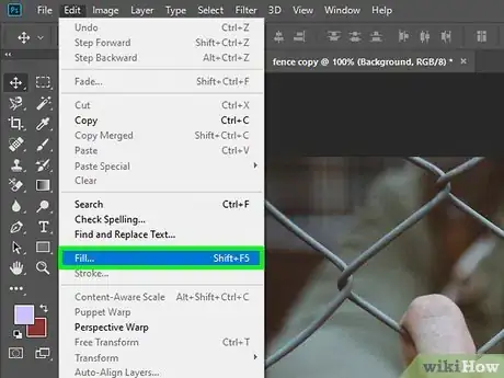 Image titled Remove a Chain Link Fence in a Photograph Using Photoshop CC Step 9