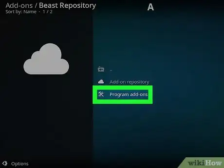 Image titled Install the Beast on Kodi Step 15