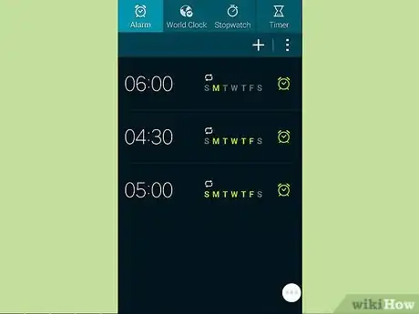 Image titled Set the Alarm Clock on a Motorola RAZR Phone Step 10
