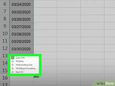 Image titled Auto Fill on Excel Step 4