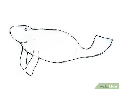 Image titled How to Draw Manatees Step 3