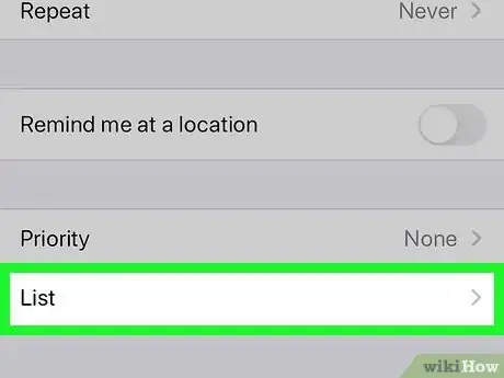 Image titled Use Reminders on iPhone or iPad Step 10
