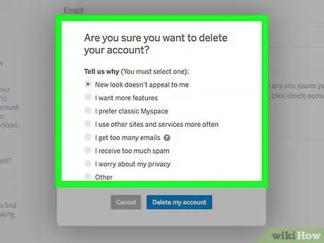 Image titled Cancel Your MySpace Account Step 6