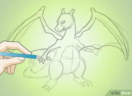 Image titled Draw Charizard Step 7