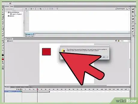 Image titled Create a Motion Tween in Flash Step 4