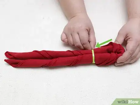 Image titled Fold a Napkin for a Napkin Ring Step 17