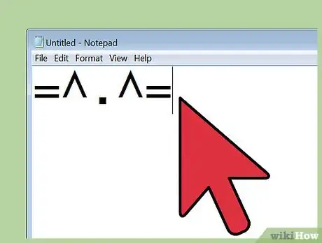 Image titled Make A Cat Using Your Keyboard Step 4