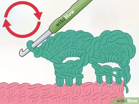 Image titled Crochet the Reverse Shell Stitch Step 9